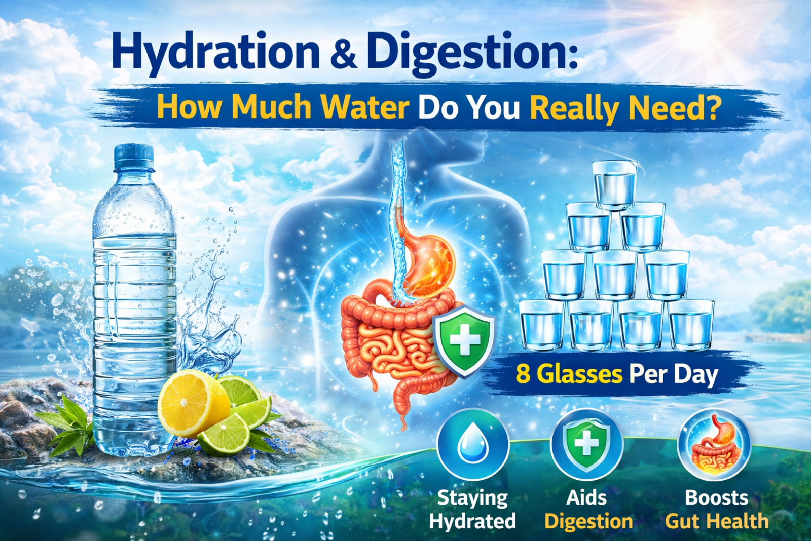 Hydration & Digestion: How Much Water Do You Really Need?