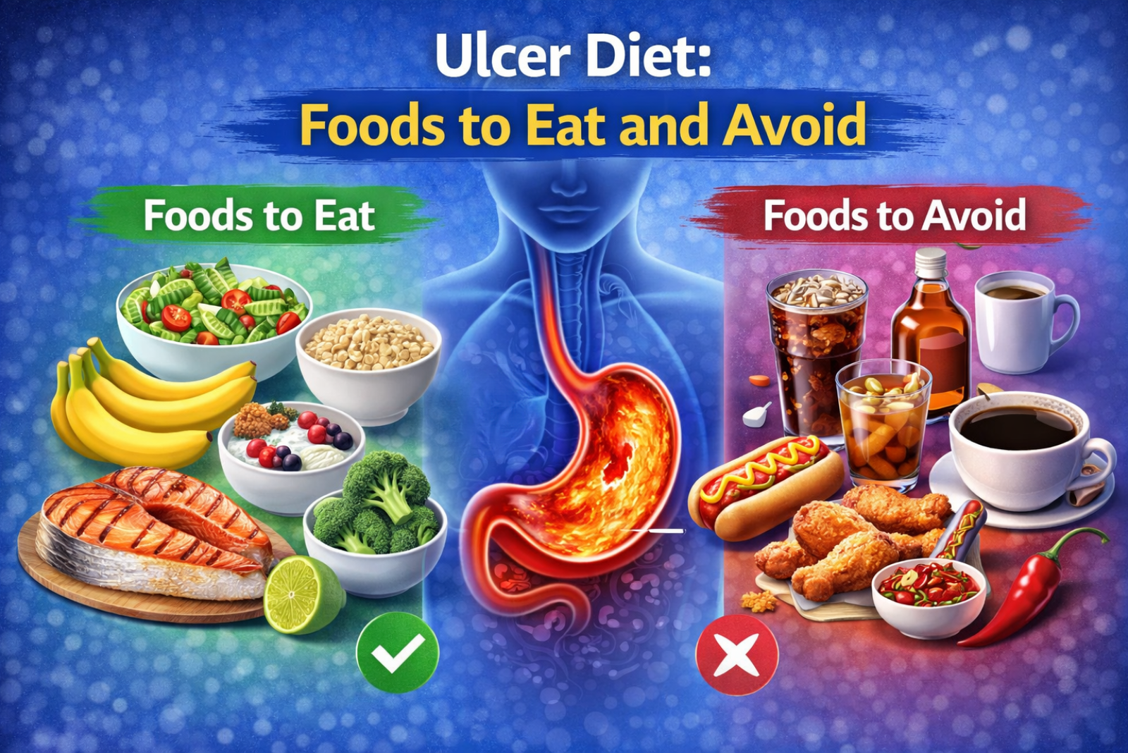 Ulcer Diet: Foods to Eat and Avoid